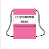 Large Packaging Drawstring with Front Zipper Pocket