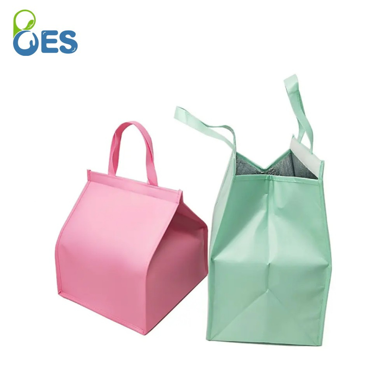 Reusable Non Woven Fabric Tote Lunch Bag 