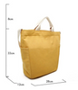 Shopping Cloth Bags Top Zipper Canvas Tote Bag