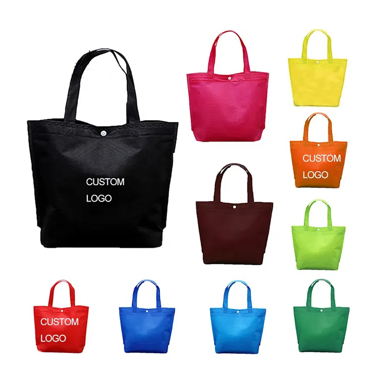 Tote Bags Non-Woven Custom with Logos Shopping Bag