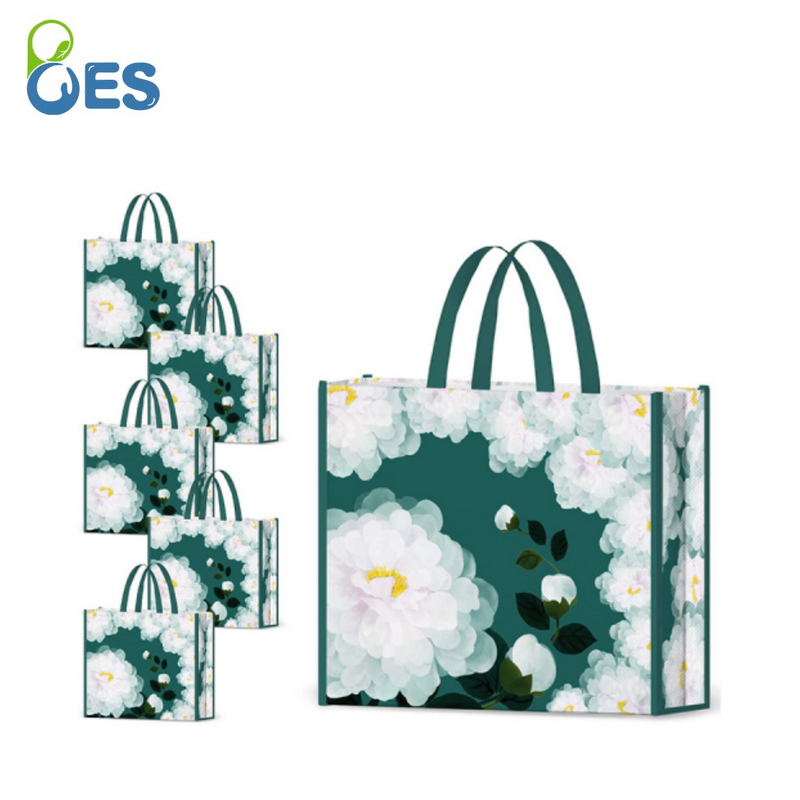 Reusable Gift Woven Shopping Grocery Bags