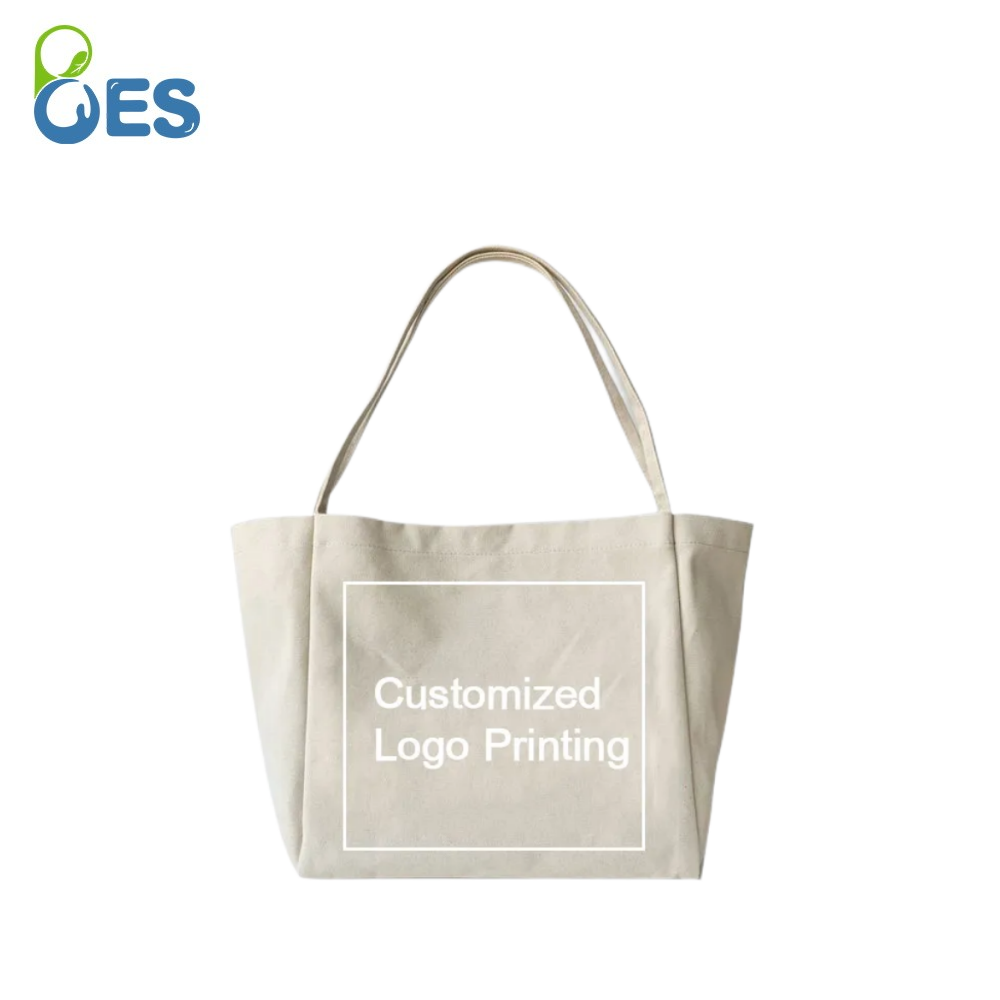 Cotton Canvas Tote Bag Women Shopping Bags