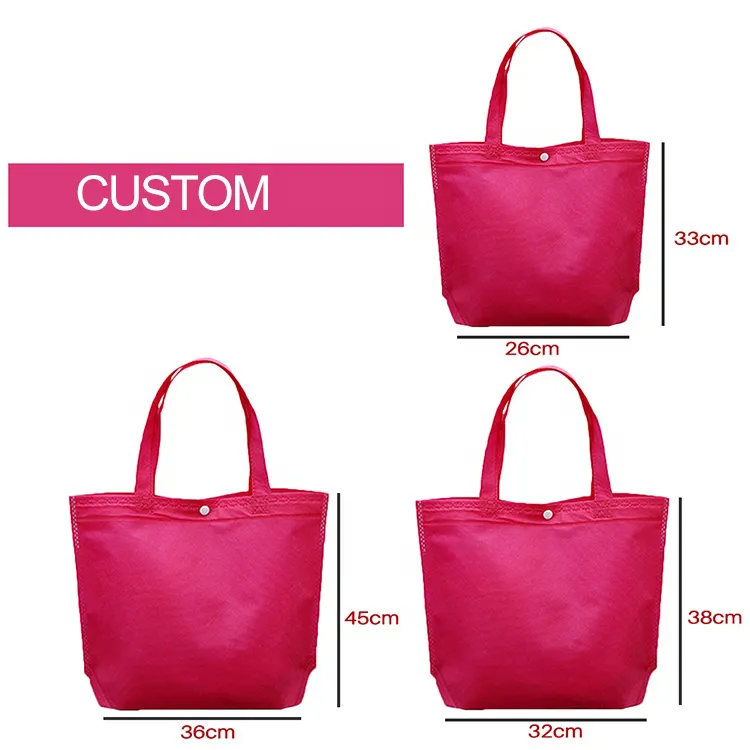 Tote Bags Non-Woven Custom with Logos Shopping Bag
