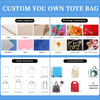 Non-Woven Tote Bag With Hook And Loop 